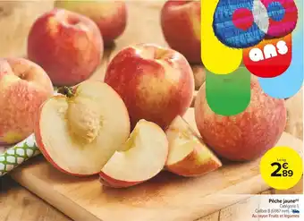 Carrefour Market Pêche jaune offre
