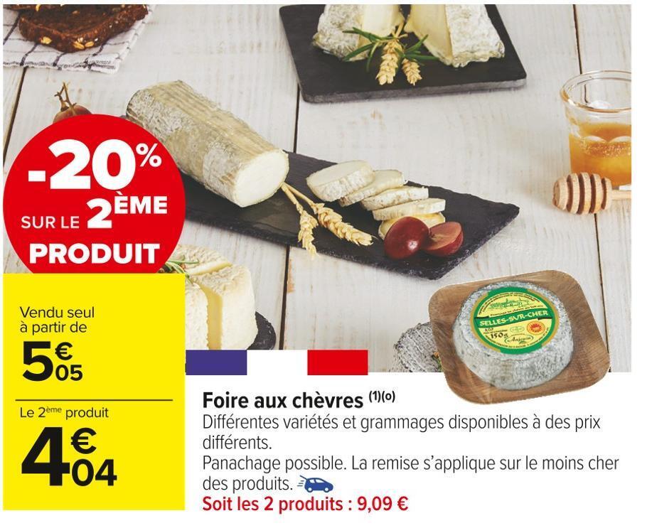 Carrefour Market Foire aux chèvres offre