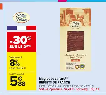 Carrefour Market Reflets de france magret de canard offre