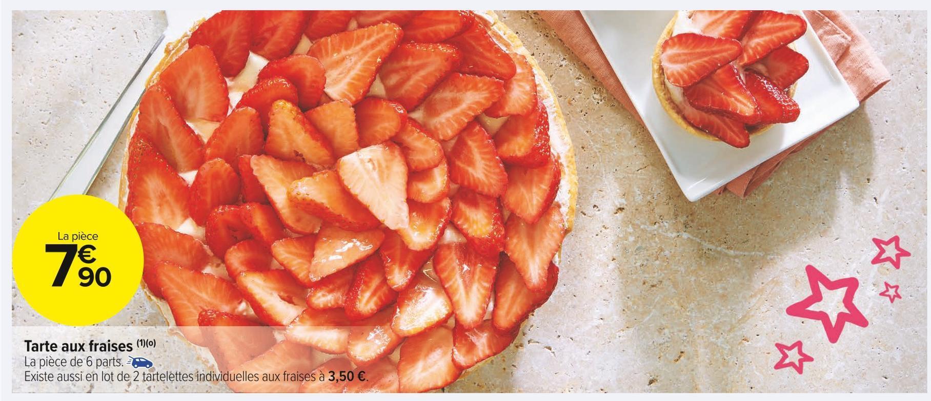 Carrefour Market Tarte aux fraises offre