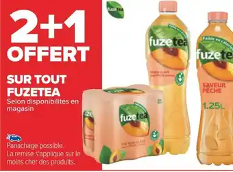 Fuzetea 2+1 offert sur tout fuzetea