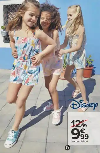Carrefour Disney combishort fille offre