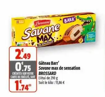 Coccinelle Express Gâteau Barr Savane max de sensation BROSSARD offre