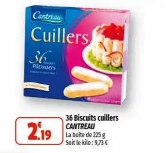 Coccinelle Express 36 Biscuits cuillers CANTREAU offre