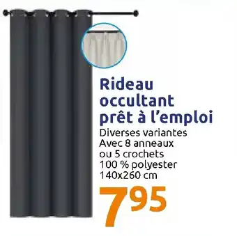 Action Rideau occultant prêt à l'emploi offre