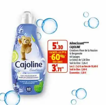 Coccinelle Express Adoucissant**** CAJOLINE offre