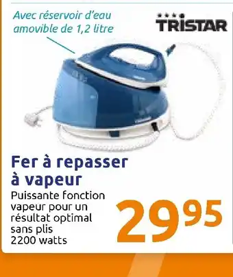 Action Fer à repasser à vapeur offre