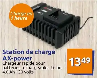 Action Station de charge AX-power offre