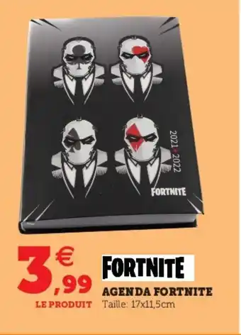 Hyper U Agenda Fortnite offre