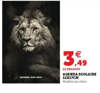 Agenda Scolaire 12X17CM