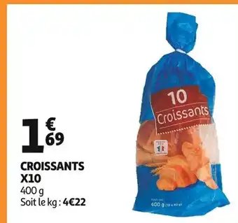 Auchan CROISSANTS X10 offre