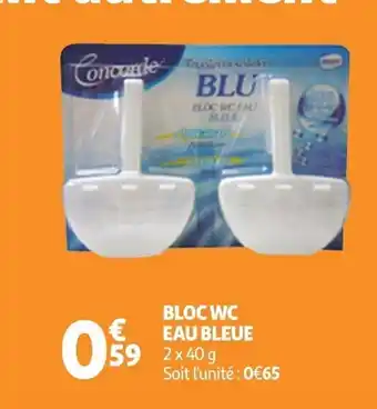 Auchan BLOC WC EAU BLEUE offre