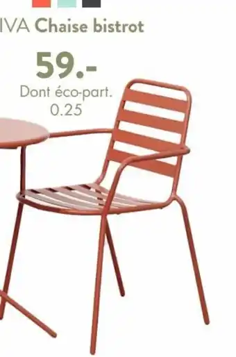 Casa LIVA Chaise bistrot offre