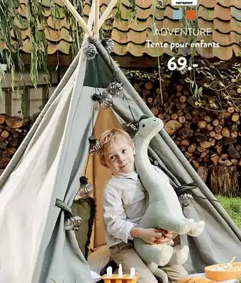 Casa ADVENTURE Tente pour enfants offre