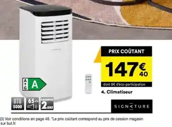BUT 4. Climatiseur offre