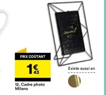 BUT 12. Cadre photo Milano offre