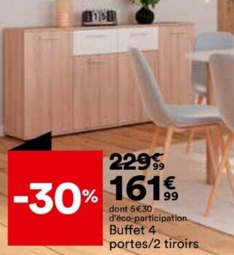 BUT Buffet 4 portes/2 tiroirs offre