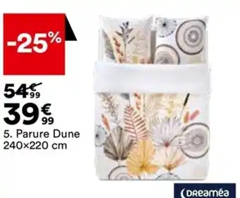 BUT 5. Parure Dune 240x220 cm offre