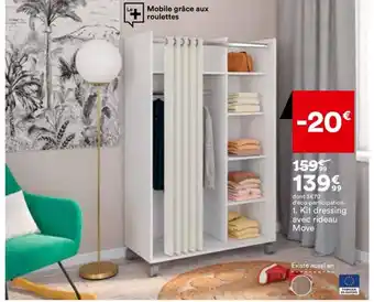 BUT Kit dressing avec rideau Move offre