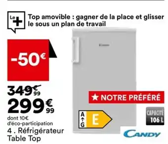 BUT Réfrigérateur Table Top offre