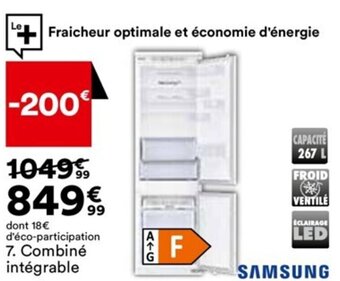 BUT . Combiné intégrable offre