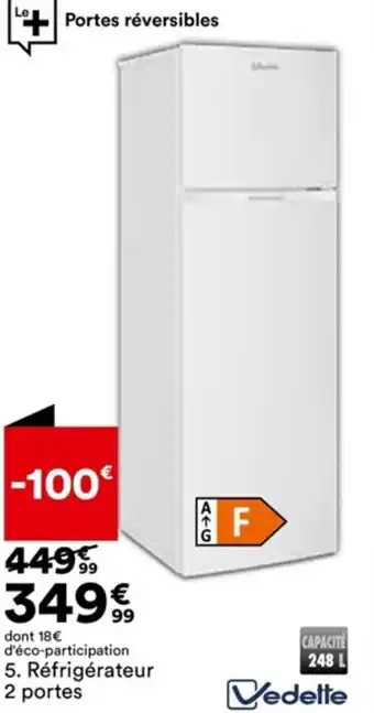 BUT Réfrigérateur 2 portes offre