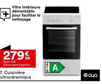 BUT 7. Cuisinière vitrocéramique offre