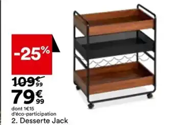 BUT Desserte Jack offre