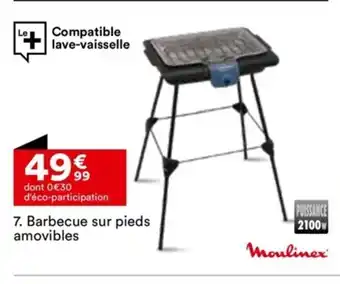 BUT 7. Barbecue sur pieds amovibles offre