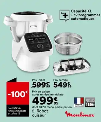BUT 2. Robot cuiseur offre