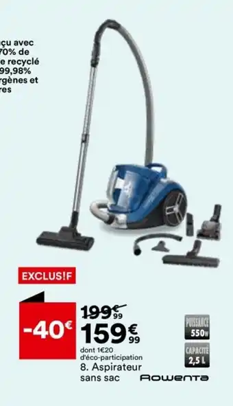 BUT Aspirateur sans sac offre