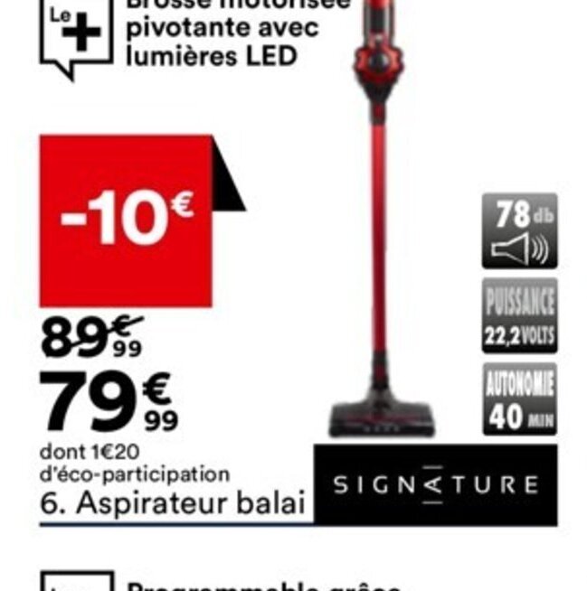 BUT Aspirateur balai offre