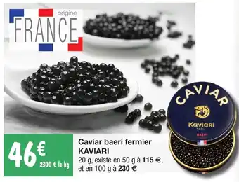 Caviar Baeri Fermier