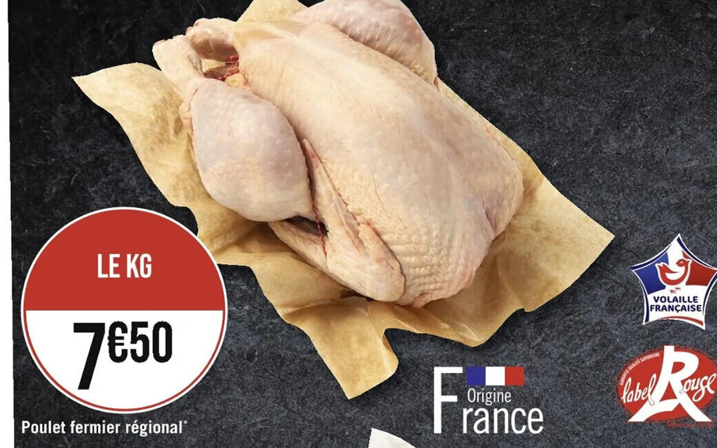 Casino Supermarchés Poulet fermier régional* offre