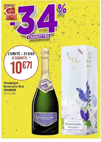 Champagne Demoiselle Brut VRANKEN
