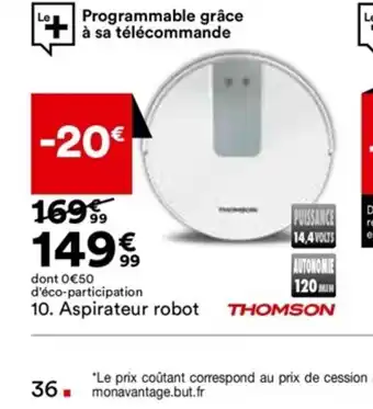 BUT 10. Aspirateur robot offre
