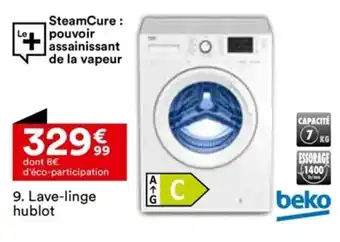 BUT 9. Lave-linge hublot offre