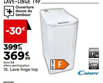 BUT Lave-linge top offre