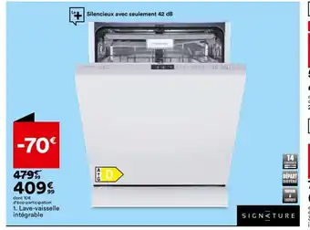 BUT Lave-vaisselle intégrable offre