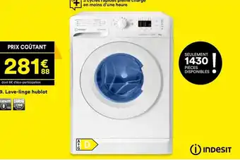 BUT 9. Lave-linge hublot offre