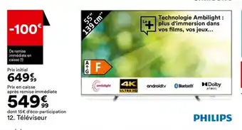 BUT 12. Téléviseur offre