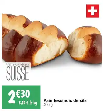 Migros Pain Tessinois De Sils offre