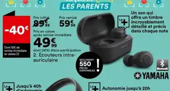 BUT Ecouteurs intra-auriculaire offre