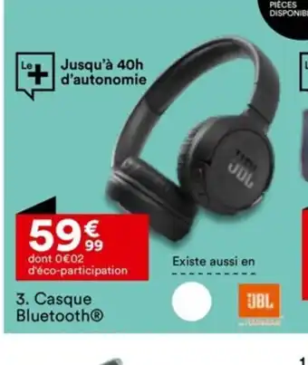 BUT 3. Casque Bluetooth® offre