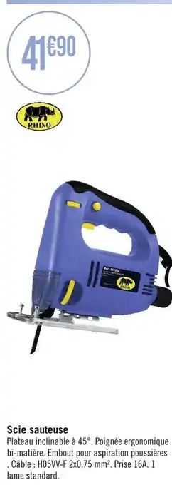 Rhino scie sauteuse