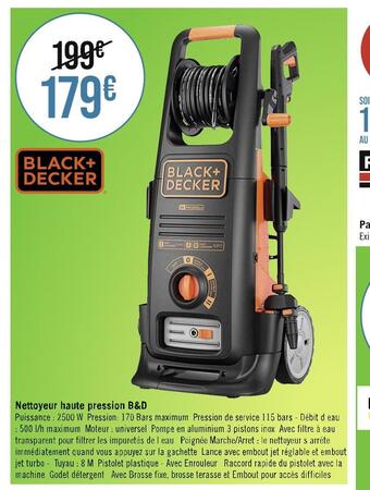 Black and decker nettoyeur haute pression b&d