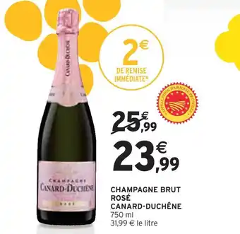 Canard-duchĂȘne champagne brut rosĂ©