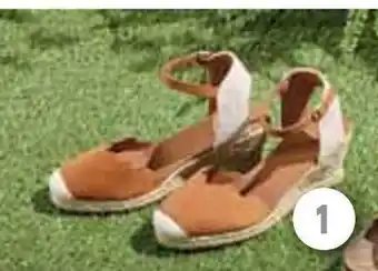 Intermarché Espadrilles mules plates femme offre