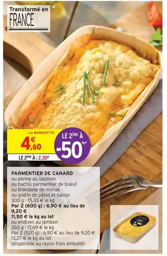 Parmentier de canard