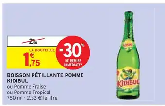 Kidibul boisson pétillante pomme